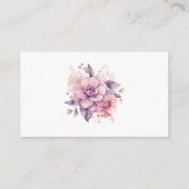 Herbst der Liebe Herbst Blütenbaby Schlechterverlo Begleitkarte (Rückseite)