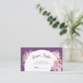 Herbst der Liebe Herbst Blütenbaby Schlechterverlo Begleitkarte (Stehend Vorderseite)