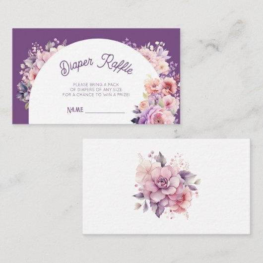 Herbst der Liebe Herbst Blütenbaby Schlechterverlo Begleitkarte (Vorne/Hinten)