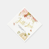 Herbst der Liebe Napkins Bridal Fall Baby Dusche Serviette (Ecke)
