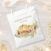 Herbst der Liebe Pumpkin Wedding Fav Geschenktütchen (Ausgeschnitten)