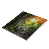 Herbst - Der Weg zum Grannenhaus Fliese (Seite)