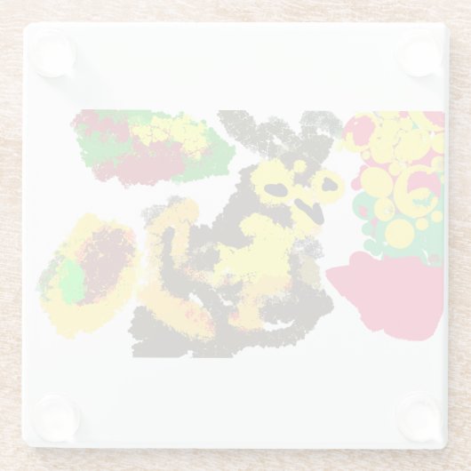 Herbst der Wind Glasuntersetzer (Rückseite)