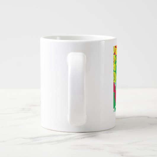 Herbst der Wind Jumbo-Tasse (Rückseite)