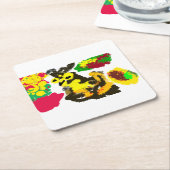 Herbst der Wind Rechteckiger Pappuntersetzer (angewinkelt)