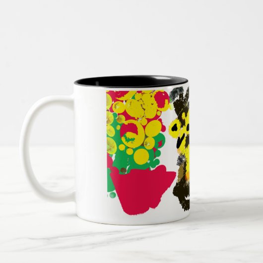 Herbst der Wind Zweifarbige Tasse (Links)
