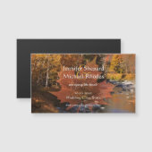 Herbst des Ahornblattes Save the Date Magnetkarte (Vorne/Hinten)