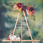 Herbst des Brautparty in der Liebe Acrylschild (Neutral)