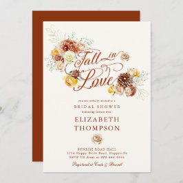 Herbst des Goldenen Bouquet-Brautparty in der Lieb Einladung