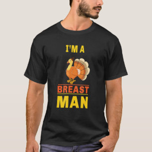 Herbst des Mens Ich bin ein Brustmann Niedlich Tür T-Shirt