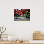 Herbst des öffentlichen Gartens Poster (Küche)