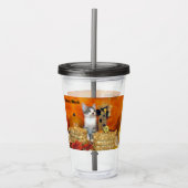 Herbst des Schweineschweins - Akrylatscher Acryltrinkbecher (Vorderseite)