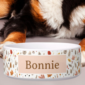 Herbst-Design - Herbstlicher Hund Napf