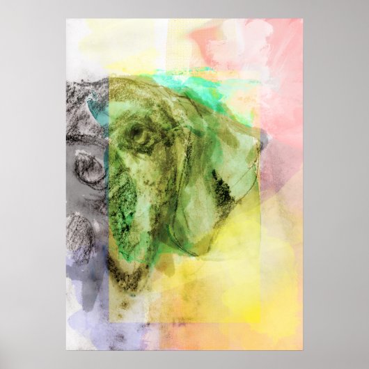 Herbst Deutsche Dogge Poster (Vorne)