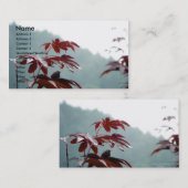 Herbst-Dialog-Visitenkarte Visitenkarte (Vorne/Hinten)