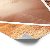 Herbst-Diamantenmuster Poster (Ecke)