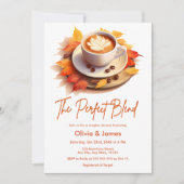 Herbst Die perfekte Mischung Paare Dusche Einladung (Vorderseite)