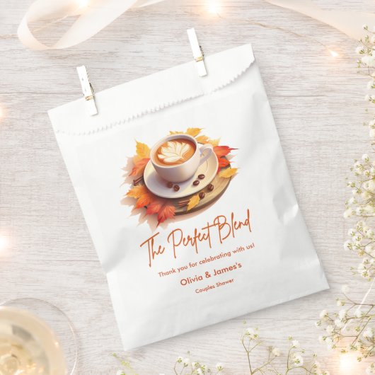 Herbst Die perfekte Mischung Paare Dusche Geschenktütchen (Ausgeschnitten)