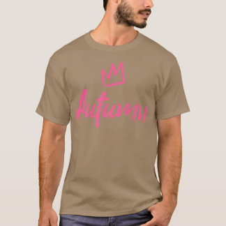 Herbst die QueenPink Crown & Name for Women genann T-Shirt