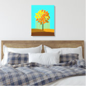 Herbst - Die vier Jahreszeiten Leinwanddruck (Insitu (Schlafzimmer))