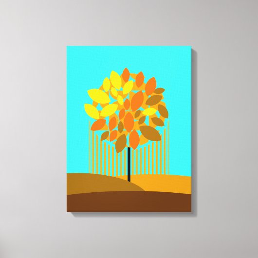 Herbst - Die vier Jahreszeiten Leinwanddruck (Vorderseite)