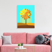 Herbst - Die vier Jahreszeiten Leinwanddruck (Insitu (Wohnzimmer))