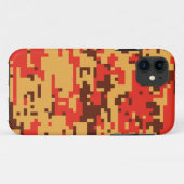 Herbst-Digital-Tarnmuster Case-Mate iPhone Hülle (Rückseite (Horizontal))