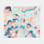 Herbst Dirty Art Graffiti. Gefärbte Krawatte Shibo Fleecedecke (Vorderseite (Horizontal))