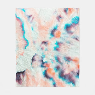 Herbst Dirty Art Graffiti. Tie Dye Shibori. Bordea Fleecedecke