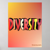 Herbst-Diversity-Poster Poster (Vorne)