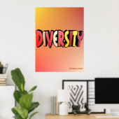 Herbst-Diversity-Poster Poster (Heimbüro)