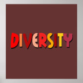 Herbst-Diversity-Poster Poster (Vorne)