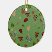 Herbst, dritte Saison Keramik Ornament (Links)