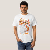 Herbst Dummer Gans Geist Herbst Halloween T-Shirt (Vorne ganz)