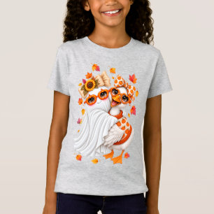 Herbst Dummer Gans Geist Herbst Halloween T-Shirt