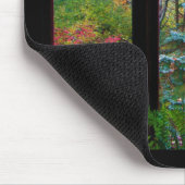 Herbst durch das Fenster Mousepad (Ecke)