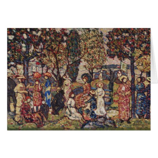 Herbst durch Maurice Prendergast, Vintage Kunst (Vorderseite (Horizontal))