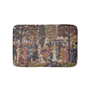 Herbst durch Maurice Prendergast, Vintage Kunst Badematte