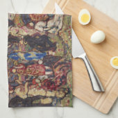 Herbst durch Maurice Prendergast, Vintage Kunst Küchentuch (Viertel Falte)