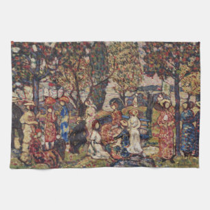 Herbst durch Maurice Prendergast, Vintage Kunst Küchentuch