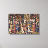 Herbst durch Maurice Prendergast, Vintage Kunst Leinwanddruck (Vorderseite)