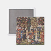 Herbst durch Maurice Prendergast, Vintage Kunst Magnet (Vorderseite/Rückseite)