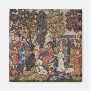 Herbst durch Maurice Prendergast, Vintage Kunst Magnet