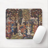 Herbst durch Maurice Prendergast, Vintage Kunst Mousepad (Mit Mouse)