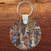 Herbst durch Maurice Prendergast, Vintage Kunst Schlüsselanhänger (Vorderseite)