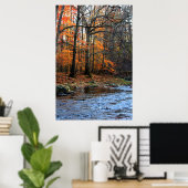 Herbst durch Stream Print #154 Poster (Heimbüro)