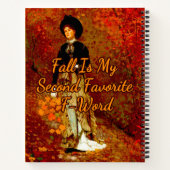 Herbst durch Winslow Homer Notebook Notizblock (Rückseite)
