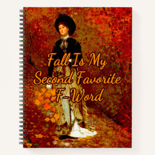 Herbst durch Winslow Homer Notebook Notizblock