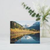 Herbst Eagle River Valley Postkarte (Stehend Vorderseite)