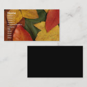 Herbst Ecstacy Visitenkarte (Vorne/Hinten)